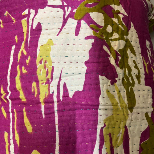 Cotton in Pink-Green