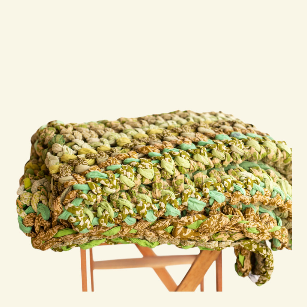 Chunky Knit Light Green