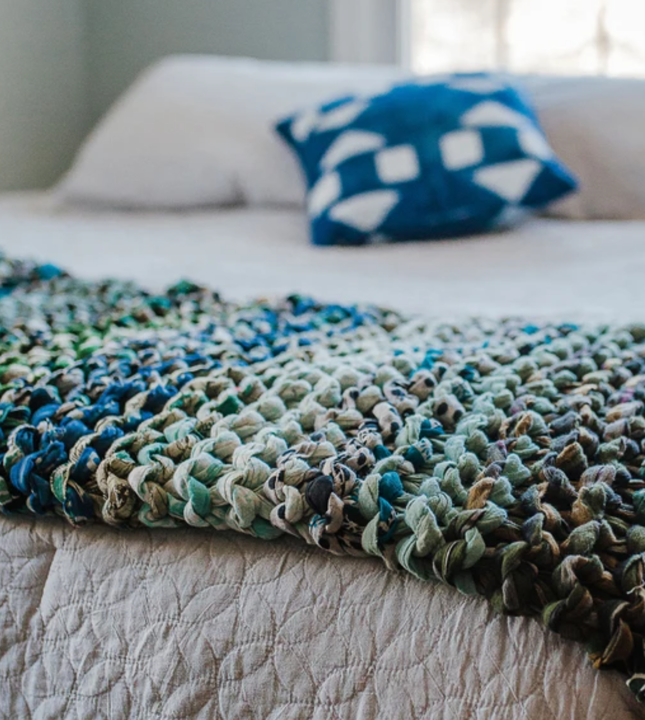 Chunky Knit Blues
