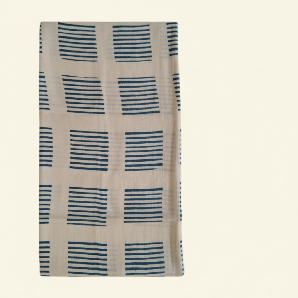 Indigo Blue Scarves 049