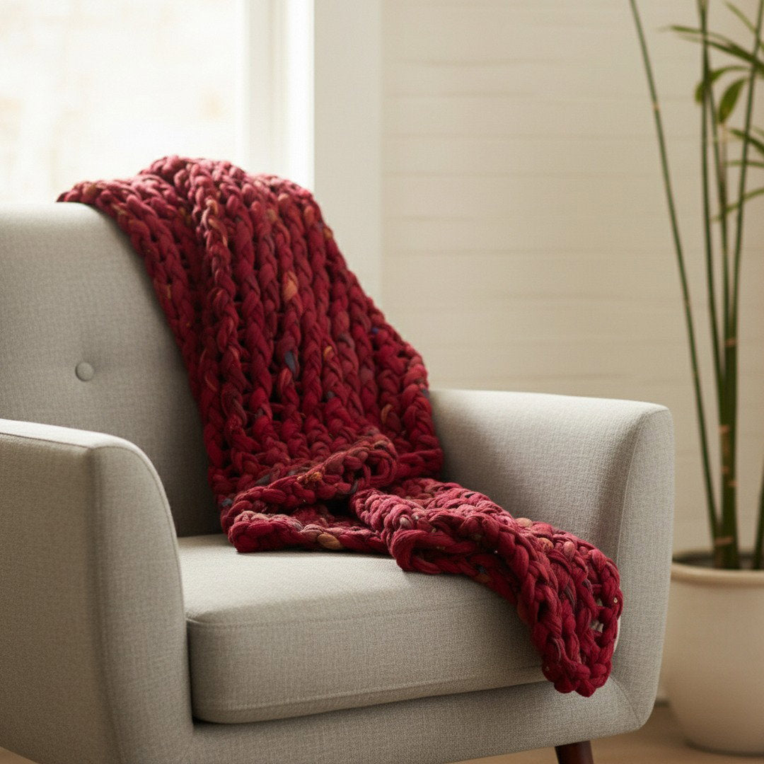 Chunky Knit Pink