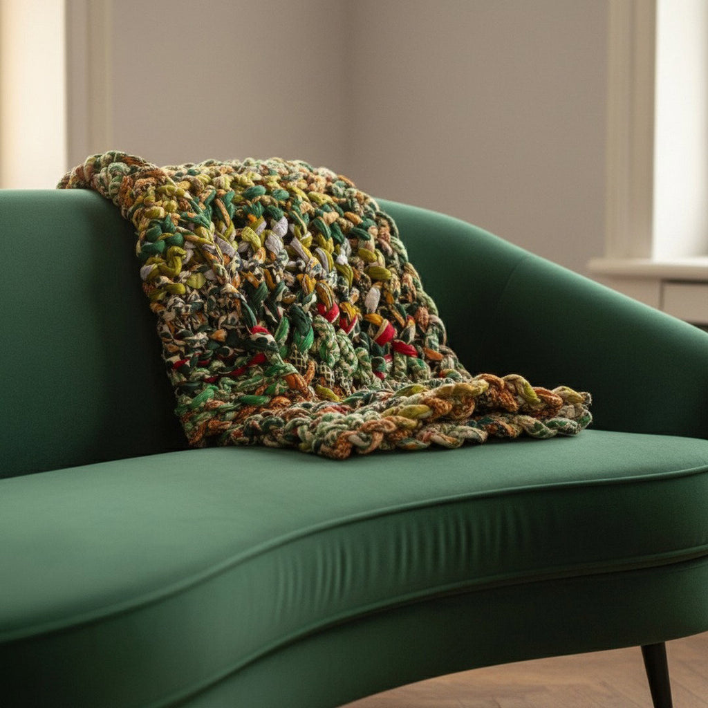 Chunky Knit Green